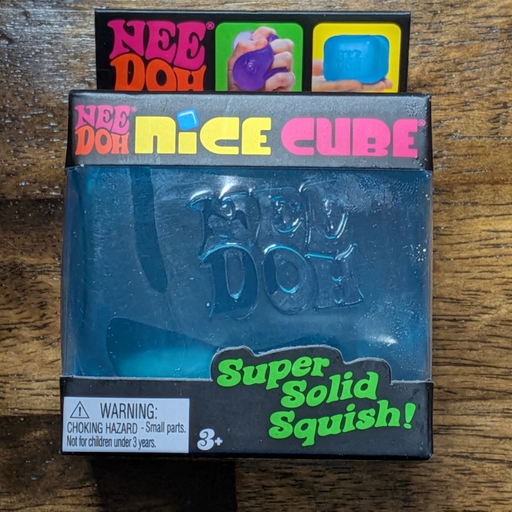 NeeDoh Nice Cube Viral Sensory Fidget Toy Stress Relief Squishy Anxiety Cube